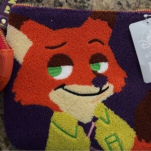 Disney Zootopia Fox Pouch - Orange, Purple, Green